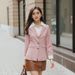 Women's Clothing Plus Size Polo Collar Suit Jacket Two Pieces Autumn New Commuter Women's Clothing_ecoleips.com