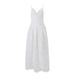 New Sexy V-neck Lace Mesh Waist Pendulum Suspender Dress Women_ecoleips.com