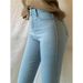 Light Blue High-Waisted Stretchy Denim Jeans For Women Slim Fit Hip Hugging Pencil Leg Pants That Make Legs Look Longer_ecoleips.com