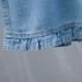 Short Pants For Woman To Wear Elastic Waist Women's Shorts Denim Mid Length Kawaii Cute Ruffle Knee Jeans Bermuda Half_ecoleips.com