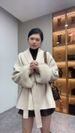 Luxury Wool Blend Trench Coat With Detachable Fox Fur Collar - Elegant Long & Short Women's Overcoat For Fall Winter (Black, Grey, Beige, Brown)_ecoleips.com