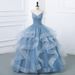Strapless A-Line Evening Gown – Elegant & Modern (Dusty Blue/Navy/Black/Orange/Red/Champagne/Green, XS-XXXL)_ecoleips.com