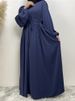 Ramadan New Muslim Loose Black Abaya For Womens Kimono Dubai Zipper Front Robe Moroccan Long Dress Jalabiyat Arab Women Kaftan_ecoleips.com