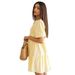 Aria Basics Aria Basics European American Fashion Cross-border Women's Clothing, New Spring-summer Collection, Solid Color Casual V-neck_ecoleips.com