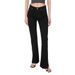 Women's Clothing Slightly Elastic Denim Slightly Flared Pants Classic Slender Legs Side Slits Slim Tall Jeans For Women_ecoleips.com