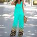 Women's Clothing T Shirt Suits Casual High Waist Wide Leg Pants Colorful Splicing Printing Retro Fashion Sets_ecoleips.com