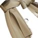 Elegant Belted Trench Coat – Slim Fit Long Sleeve Coat (Office & Casual Chic)_ecoleips.com