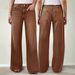 Women's Clothing Plus Size Wide Leg Denim Pants For Women Mid Waisted Stretchy Slimming Straight Leg Loose Fitting Casual Pants_ecoleips.com