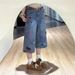 Women's Clothing Women's High-Waisted Cropped Jeans Retro Cartoon Embroidery 7/8 Length Straight Wide Leg Paulownia Style Shorts Summer Fashion_ecoleips.com