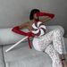 Aria Basics Spring Cross-Border 2025 European And American INS Style Sexy Hot Girl High Waist Patchwork Sheer Flared Long Pants_ecoleips.com