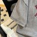 Women's Clothing Retro Letters Batik Pure Cotton Washed Short Sleeved T Shirt Loose Tops_ecoleips.com