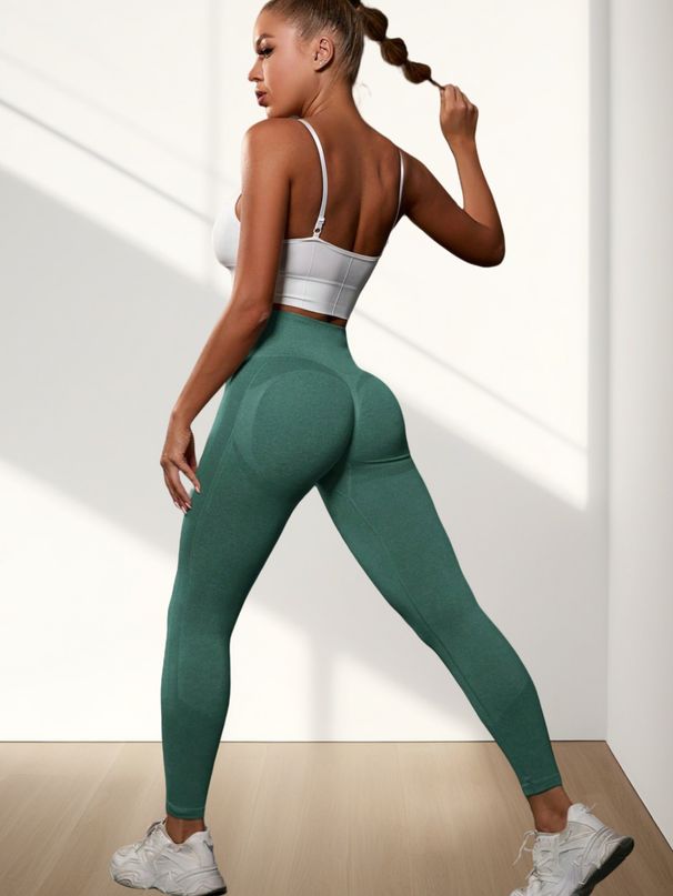 Women's Clothing Seamless Yoga Pants For Women, High Waist, Tight Fit, Smiley Face, Peach Hips, Quick Drying, Running, Fitness, Sports, Yoga Clothes_ecoleips.com