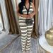 Summer Women's Casual Shirt Collar Sleeveless Top And Bodycon Pants Set European And American Style Waist Length Cross Border_ecoleips.com