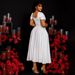 Women's Clothing Plus Size Long Tube Top Collar Waist Large Size Dress_ecoleips.com