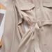 Women's Clothing Long Sleeved Shirt For Women, Slim And Elegant, Mid Length, New Style For Winter, Niche Design, Lace Up Top_ecoleips.com