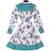 In Stock 2025 European And American Women's Clothing Spring New Cross-border Fashion Printed Long-sleeve Turn-down_ecoleips.com