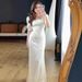 Elegant Satin Wrap Dress - Floral Print Ruffle Trim Dress (Feminine & Romantic Design Perfect For Date Night & Special Occasions)_ecoleips.com