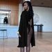 European And American Women's Fashion 2025 Spring New Solid Color Pocket Collar Symmetrical Ribbon Design Tight_ecoleips.com