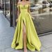 Women's Clothing Spring and Summer New Women's Multi color Tube Top V neck Backless Swing Dress_ecoleips.com