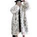 Luxury Faux Fur Coat For Women - Long Sleeve, Plus Size, Fox Fur Design, Elegant & Stylish Winter Outerwear_ecoleips.com