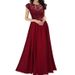 Women's Clothing Chiffon Fashion Dress Temperament Elegant Lace Long Skirt_ecoleips.com