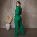 Women's Clothing Personalized Line Stitching Long Sleeved Sports Fitness Jumpsuit_ecoleips.com