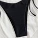 Sexy Three Piece Bikini Set Solid Color Backless Halter Neck Swimsuit for Women European American Style Cross Border Swimwear_ecoleips.com
