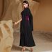 Ba5039 Fashion Long Robe Sewn Diamond Women's Evening Dress_ecoleips.com
