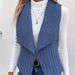2025 Autumn And Winter New Fashion Casual Simple Sleeveless Versatile Vest Jacket_ecoleips.com
