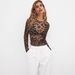 Aria Basics Aria Basics S32279 European And American Cross-Border New Product Women's Sexy Leopard Print Mesh Printed Tight-Fitting_ecoleips.com