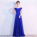 Women's clothing new banquet black party dress sexy one shoulder long dress end_ecoleips.com