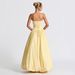 Summer New Arrival Women's Slim Waist Pleated Tutu Skirt Suspender Dress Fresh Temperament Solid Color Lace Low Cut 2025_ecoleips.com