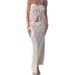 Women's Clothing Tube-top Hip Skirt Hollow Lace Fashion High-end Long Skirt Suit_ecoleips.com