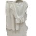 Fashion Casual Linen Suit For Women 2025 Summer New Style Flutter Sleeve Top Wide Leg Pants Two-Piece Set Trendy_ecoleips.com