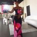European American Women's Summer Fashion Print Design Long Dress Set Strapless Slim Sexy New 2025_ecoleips.com