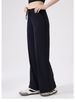 K Cooling Wide-leg Sports Pants; Anti-bacterial Loose And Slim-fitting Draped Sports Pants For Outdoor Running And Yoga; Straight-leg Pants_ecoleips.com