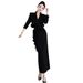 girl Elegant New Light Professional Suit 2025 Autumn Heavy Craft Three-Dimensional Cut Flower Blazer And Skirt_ecoleips.com
