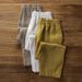 Suitable For All Seasons French Cropped For Women Elastic Waist Cotton Linen Harem Pants Plus Size Slimming Summer Thin Style_ecoleips.com