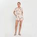 Women's Elegant Lace Linen Cardigan Shirt Jumpsuit Temperament Clothing Rompers_ecoleips.com