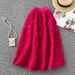 Elegant French Lace High-Waist Midi Skirt For Women - Floral Embroidery A-Line Skirt With Comfort Stretch, Chic Spring Outfit_ecoleips.com