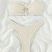 Women's Sexy Two Piece Swimsuit New Style Bikini Special Fabric for Summer Beachwear Size 4 to 16_ecoleips.com