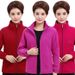 Spring Autumn Thickened Zipper Cardigan Fleece Jacket Mothers, Casual Versatile Ultra-Light Women's Clothing For_ecoleips.com