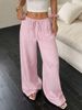 Women's Solid Color Straight Leg Trousers Autumn Arrival European American Style Casual Pants For Women_ecoleips.com