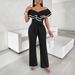 Women's Clothing Temperament Jumpsuit Fashionable Wide Leg Pants_ecoleips.com