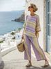 New 3D American Style Plus Size Women's Summer Casual Beach Vacation Two Piece Set Fashion Loose_ecoleips.com