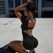Summer New Arrivals Women's Jumpsuit Backless Hollowed out Pleated Short Sleeved Street Style Fashion European And American Wholesale Clothing_ecoleips.com
