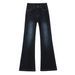 High-waisted, Non-tight-fitting, Slightly Flared Women's Jeans, 2025 Autumn Winter New Style, Slimming And Ultra-trendy_ecoleips.com