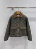 girl 25 Autumn And Winter New Women's Turn-down Collar Short Quilted Cotton Jacket_ecoleips.com