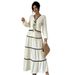 Women's Clothing Lace Layered Pleated Lantern Sleeve Bow Shirt And Skirt Suit For Women_ecoleips.com