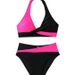 25 New Fashion Two-piece Swimsuit Women, Perfect For Seaside Vacations, Sexy Color-blocked Bikini With A Stunning_ecoleips.com